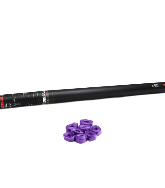 TCM FX - Kézi működtetésű Szalag Ágyú 80cm - Lila